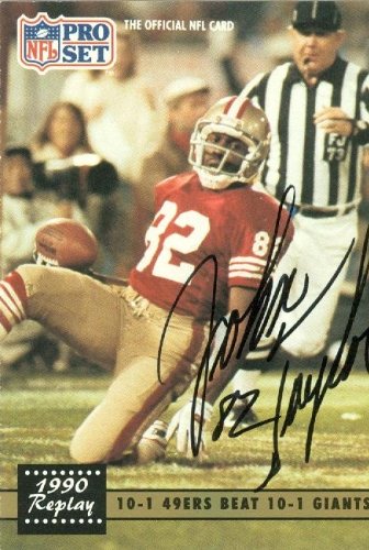 John Taylor Autographed/Hand Signed Football Card (San Francisco 49ers) 1991 Pro Set #333