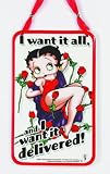 Outdoor Living : Betty Boop I Want It All Sign
