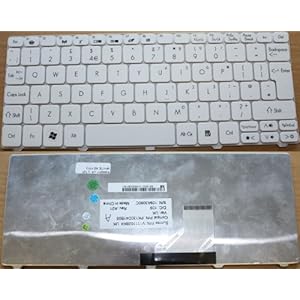 Gateway PK130D41B08 White UK Replacement Laptop Keyboard (KEY713)