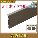 JJPRO-HOME 幕板1790 ダークブラウン/モカ JJ-WOOD II/ウッドデッキ デッキ バルコニー ガーデニング エクステリア 人工木 モカ
