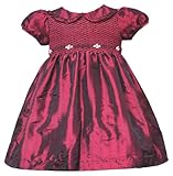 Rare Editions Girls 2-6x Smocked Taffeta Dress,Red,6 Rare Editions Girls 2-6x Smocked Taffeta Dress,Red,6