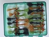 NEW FLIES 24 RUBY EYED DAMSEL FLY NYMPHS, BOXED -Gamagatsu Hooks