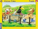Kleiner Rabe-Rahmenpuzzle 16 Teile: Der kleine Rabe geht auf Reise - 