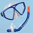 US Divers Captain 2 LX Mask and Sea Breeze Snorkel - SILICONE SET