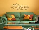 MAY THIS HOME BE BLESSED WITH THE LAUGHTER OF CHILDREN Vinyl wall lettering stickers quotes and sayings home art decor decal