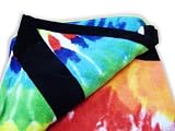 Giant Tie Dye Peace Sign Beach Towel (54