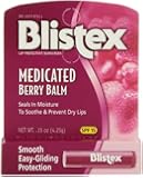 Blistex Medicated Lip Balm, SPF 15, Berry, .15-Ounce Tubes (Pack of 24)