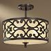 Minka Nanti Iron Oxide 3 Light Semi Flush 1498-357