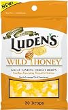 Luden's Great Tasting Throat Drops, Wild Honey, 30-count Bags (Pack of 8)