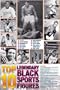 Top Ten Legendary Black Sports Figures Poster~ Muhammad Ali, Jackie Robinson, Jim Brown, Joe Louis~ Rare Poster!!~ Approx 24" x 36"