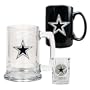 NFL Dallas Cowboys 15-Ounce Tankard, 15-Ounce Ceramic Mug & 2-Ounce Shot Glass Set - Primary Logo