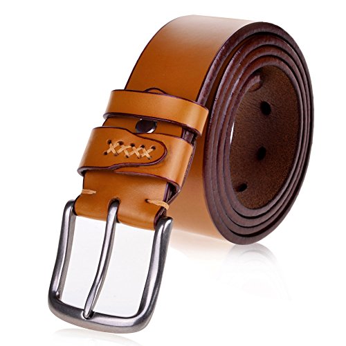 Vbiger Vintage Mens Belt 1 1/2