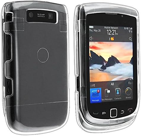 Transparent Clear Hard Protector Case for BlackBerry Torch 9800 Slider