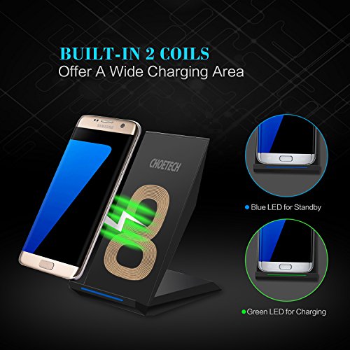 (아마존) Choetech Qi Fast Charge Wireless Charger Stand for QiEnabled