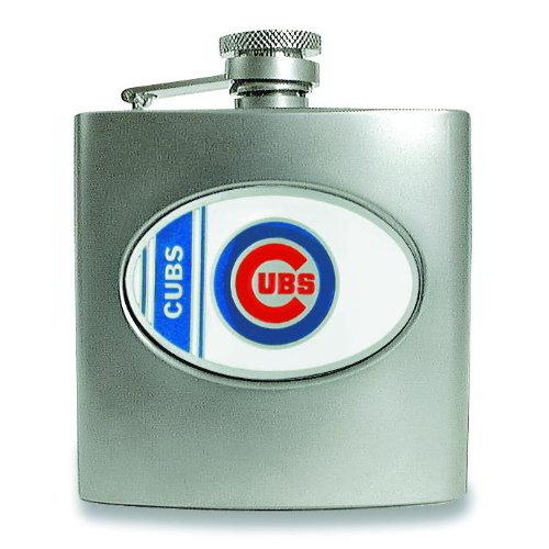 MLB Chicago Cubs Stainless Steel Hip Flask 6oz