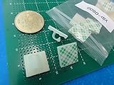 ＜ケーブルタイ＞シールで固定するケーブルタイ＜シール面16×16mm　電線φ3.5mm以内　白＞12個入＜yjp-0608＞