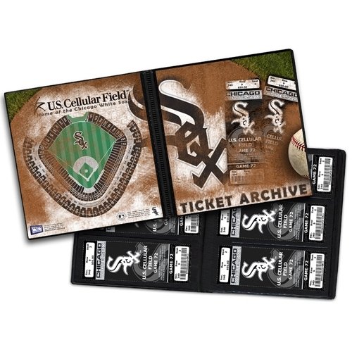 Chicago White Sox Ticket Album, Holds 96 Tickets