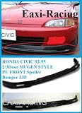 Honda Civic 92-95 2/3door Mug Style Pu Front Spoiler Bumper Lip