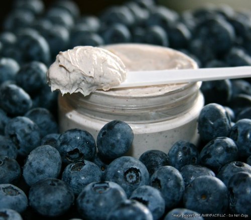 BABYFACE Blueberry Oxygen Masque ~ Anti-Oxidant Exfoliating Mask Dull Skin Treatment. Brightening, Pore Reduction, Glowing Glamorous Skin! Bring New Life to Dull Skin, Increase Blood Flow & Brightness
