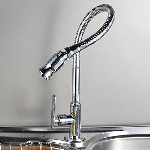 VDOMUS® Exquisite Arbitrary Single Handle Pull Down Rotating Chrome