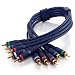Cables To Go 40006 Velocity Component Video/RCA Type Audio Combination Cable (1.5 Feet, Blue)