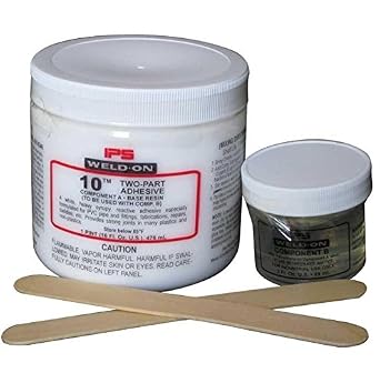 WeldOn 10 High Strength Structual 2Part Adhesive for Plastics (ABS