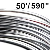 DIY Decorative 15M 50 Feet Chrome Plated Universal Headlight Switch Shift Knob... by Astra Security