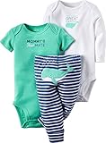 カーターズ Carter's ボディスーツ & パンツ 便利な3点セット 綿100% 3-Piece Bodysuit & Pants Set 9M (67-72cm)