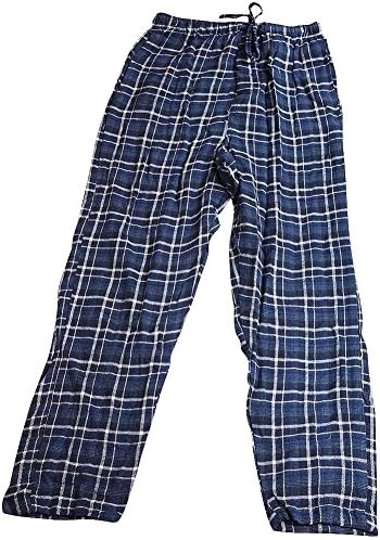 State O Maine - Mens Plaid Flannel Pajama Pants, Blue 36724-Medium