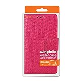 Reiko Wallet Case 3-In-1 for SAMSUNG GALAXY NOTE 4 - Retail Packaging - Hot Pink