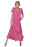 Dreams And Company Plus Size Ruffled Long Nightgown