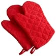 Excello Terry Ovenmitt, Red, Set of 2