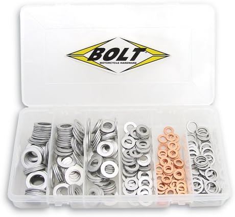 Bolt Motorcycle Hardware (2008-DPW) Drain Plug Washer Assortment