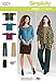 Simplicity 1071 Miss & Plus Size Knit Sportswear Sewing Template, Size BB (M-L-XL-XXL)