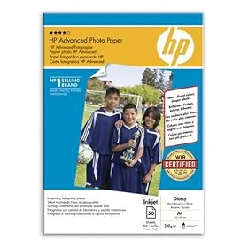 HP Advanced Glossy Photo Paper - Glossy photo paper - A4 (210 x 297 mm) - 50 sheet(s)