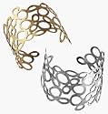 Avon mark Oval and Out Cuff Goldtone