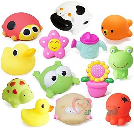 MaleeGrow 20pc Assortment of Bathtub Toys