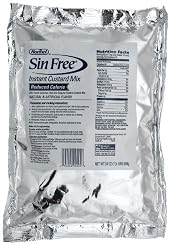 Sin Free Instant Mix Custard, Reduced Calories, 24-Ounce Units (Pack of 2)