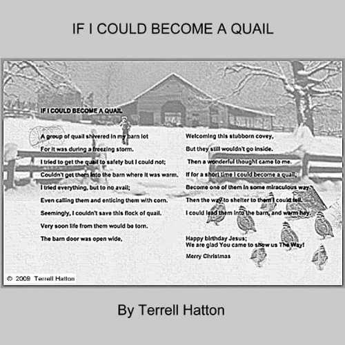 If I Could Become A Quail (A Christmas Poem)