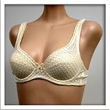 Solb $26 Cream Floral Air Mesh Bra #1313 sz 32A