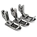 KUNPENG - 3 pcs.INDUSTRIAL SEWING MACHINE HINGED RIGHT GUIDE FEET JUKI CONSEW SP-18