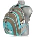 BESTWAY Schulrucksack // T�RKIS FLOWER // Rucksack Ranzen Braun T�rkis