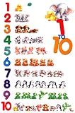 1 to 10 Zeitgenössische Kunst Poster Print, 61x92