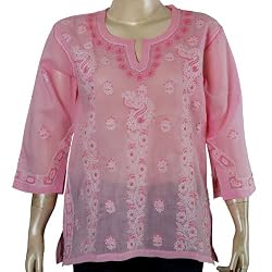 Kurti Womens Tunic Top Clothing in India Ladies Casual Fashion Size M (ctop440)