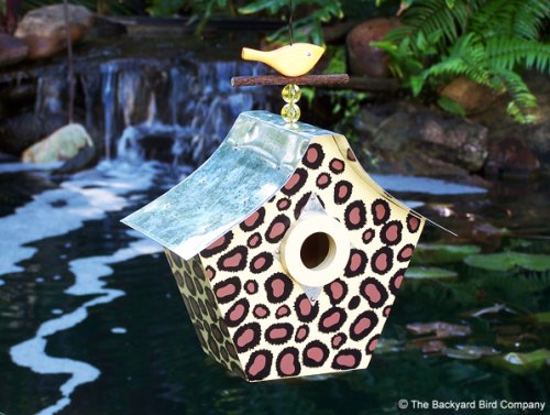 Rossos International Retro Birdhouse Brown Spots