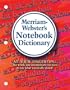 Merriam-Webster's Notebook Spanish/English Dictionary