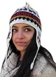 Handmade Lightweight Alpaca Natural Fiber Hat - White Andean Breeze (One Size Fits Most Women/teens)