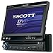 Scott DRX 950 Moniceiver (17,8 cm (7 Zoll) TFT-LCD Touchscreen-Monitor, DVD Player (MPEG4/Xvid), USB, SD/MMC Kartenleser) schwarz