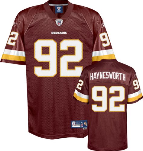 Albert Haynesworth Reebok NFL Team Color Premier Washington Redskins Jersey - Medium