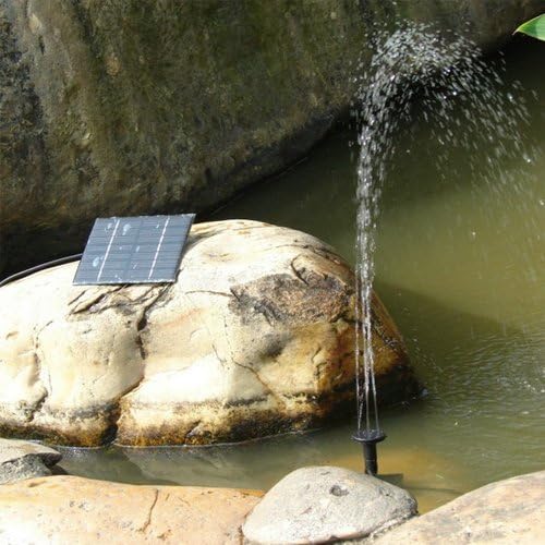 Aerospace Solar Powered Garden Water Fountain Pond PUMP Panel Kit 4 kinds of ways fountain
